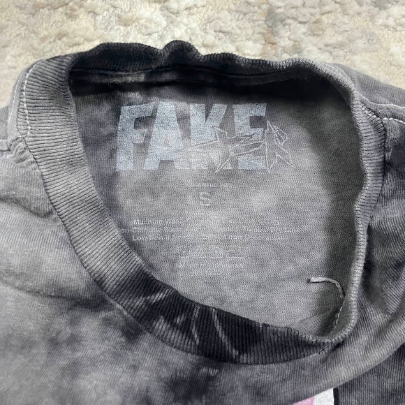 Hot Topic Anime T Shirt Cyberpunk Graphic Tie Dye Distressed Emo Grunge Size S - Picture 4 of 8